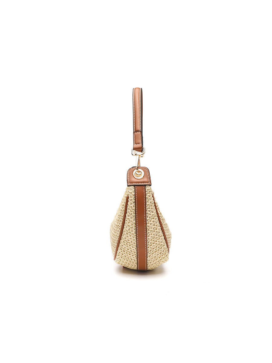 Bolso Bandolera Casual de Paja Tejida
