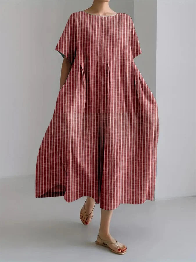 Vestido Floral de Verano Azul Marino con Manga de Volante
