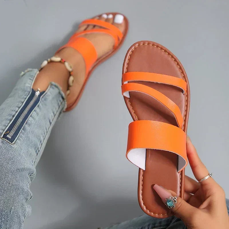 Sandalias Planas Casual y Confortables