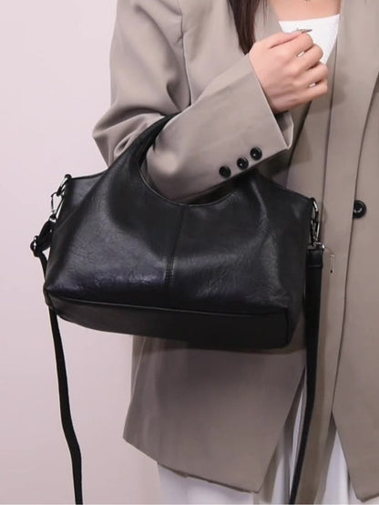 Bolso Retro de Gran Capacidad y Aire Lujoso