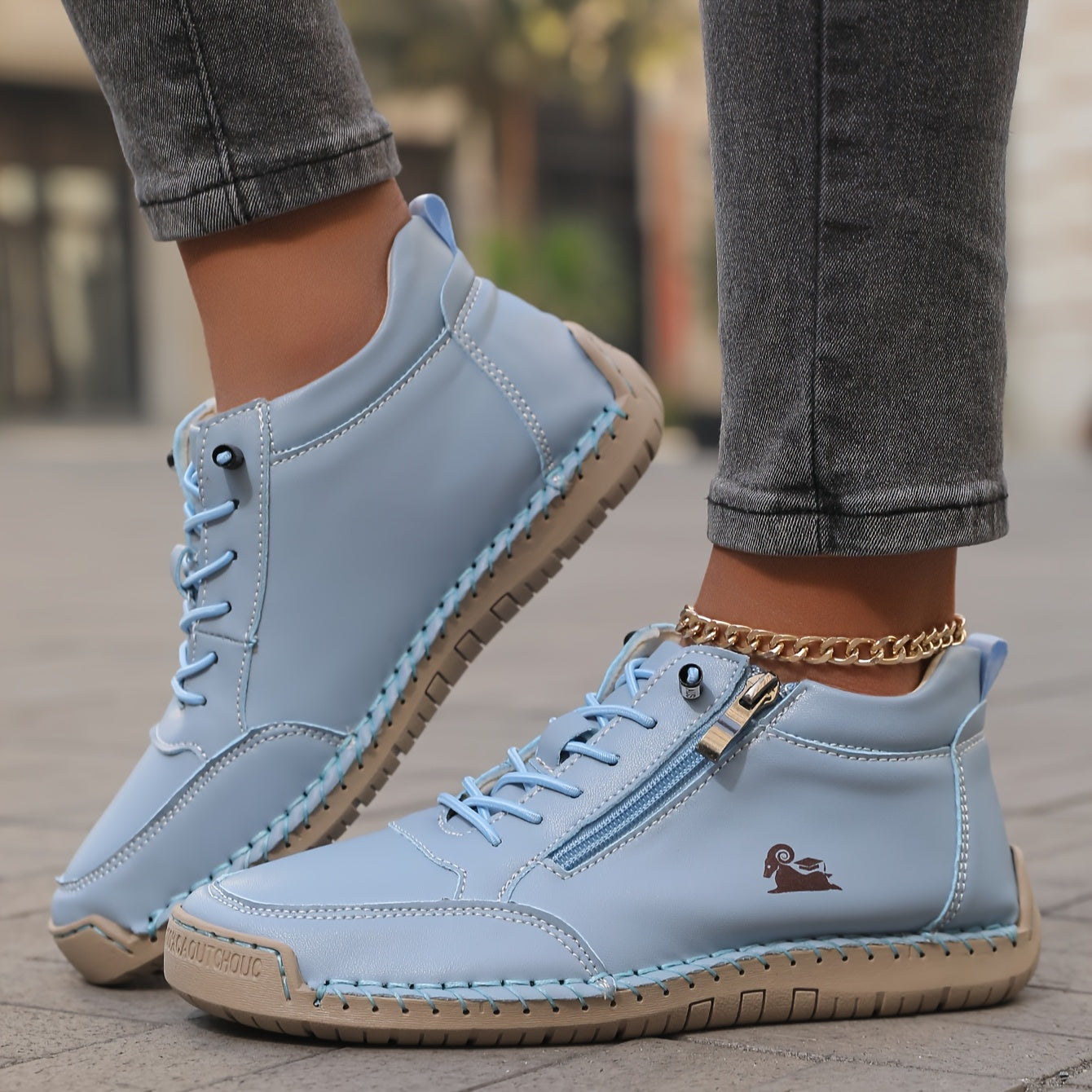 Lisa | Zapatillas Ortopédicas con Cremallera y Plantilla Extraíble