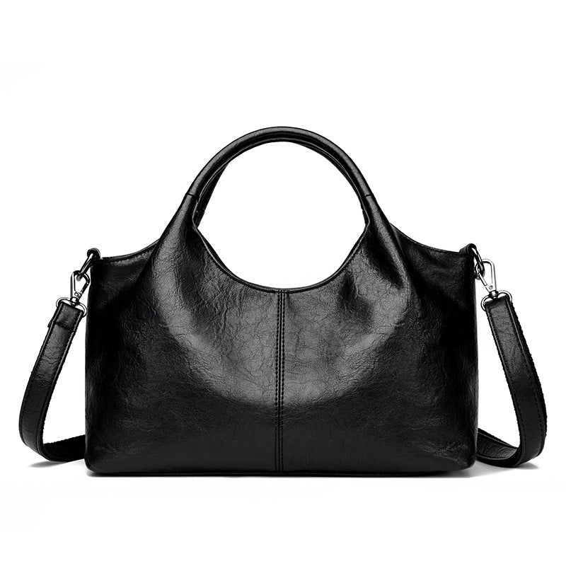Bolso Retro de Gran Capacidad y Aire Lujoso