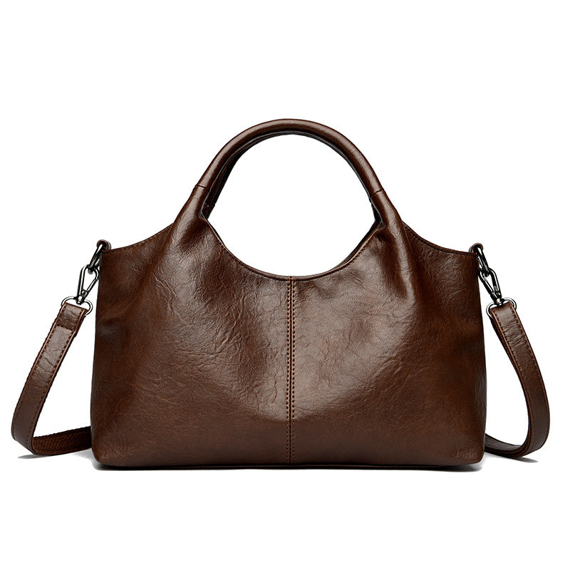 Bolso Retro de Gran Capacidad y Aire Lujoso