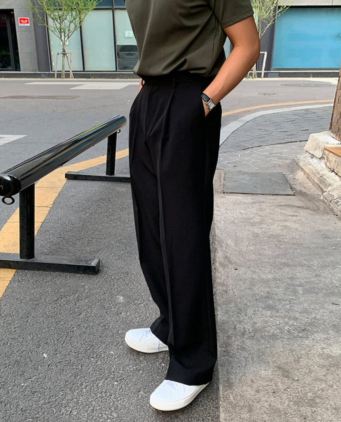 Pantalón de Raya Marcada Fontainebleau