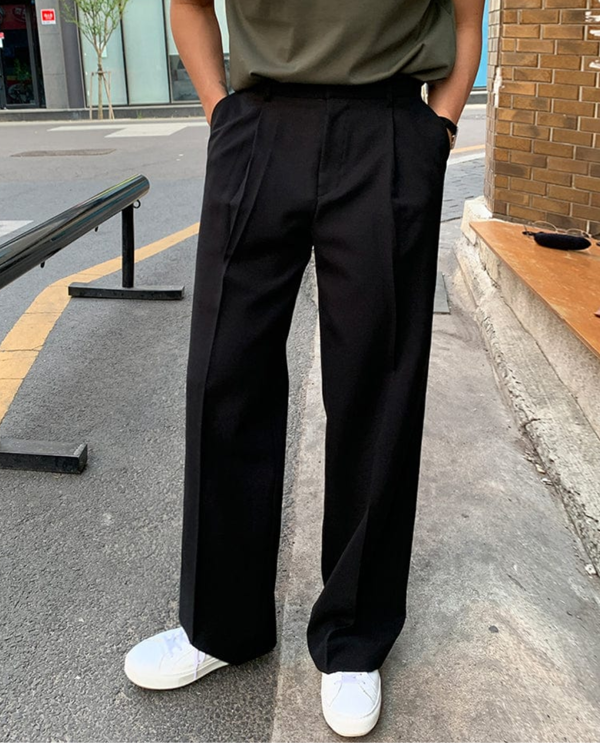 Pantalón de Raya Marcada Fontainebleau