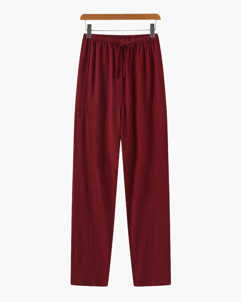 Pantalón de Lino Slim Casablanca
