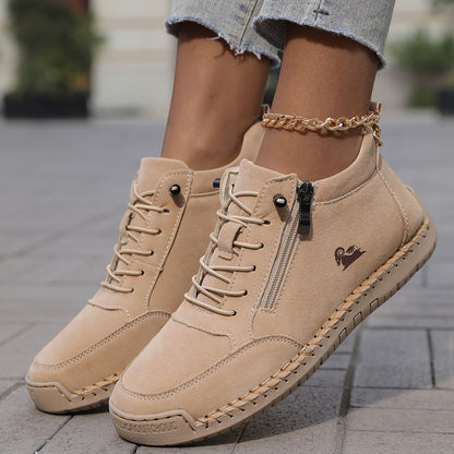 Lisa | Zapatillas Ortopédicas con Cremallera y Plantilla Extraíble