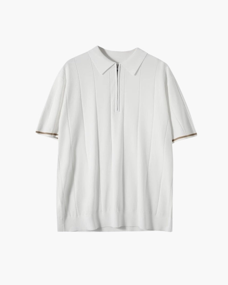 Polo Cremallera Ribete Cheste