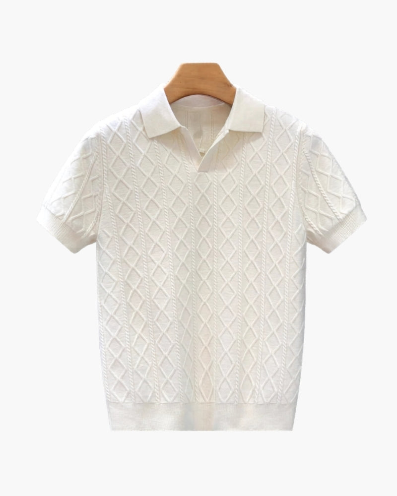 Polo de Punto Texturizado Oxford