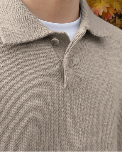 Jersey de Lana Half-Zip Cerdeña