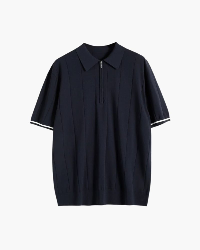 Polo Cremallera Ribete Cheste