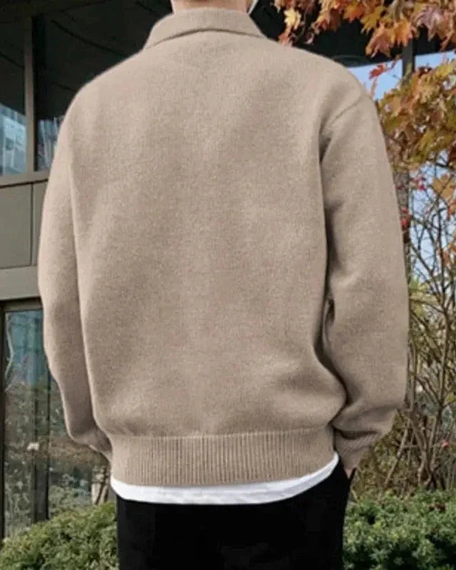 Jersey de Lana Half-Zip Cerdeña