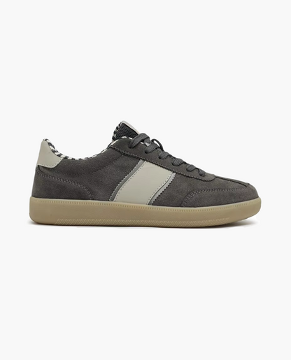 Zapatillas de Ante con Panel de Piel Amberes