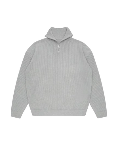 Jersey Cuello Alto con Cremallera Interlaken
