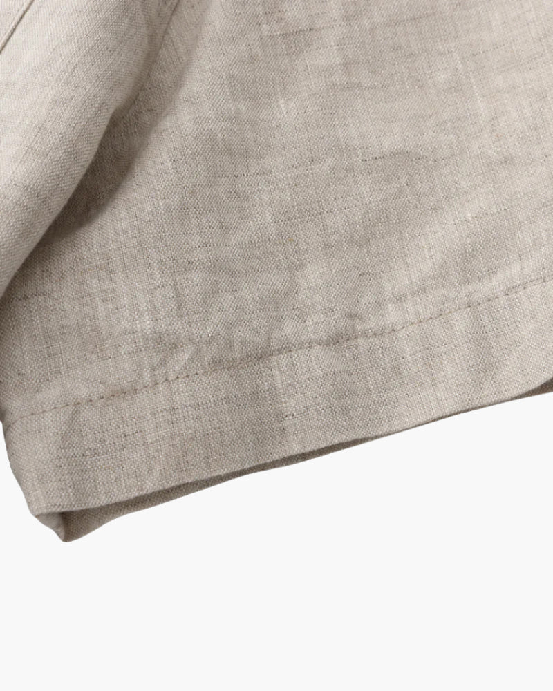 Camisa de Lino Manga Corta St. Tropez
