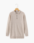Polo Manga Larga 100% Cachemira Mánchester