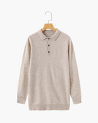 Polo Manga Larga 100% Cachemira Mánchester