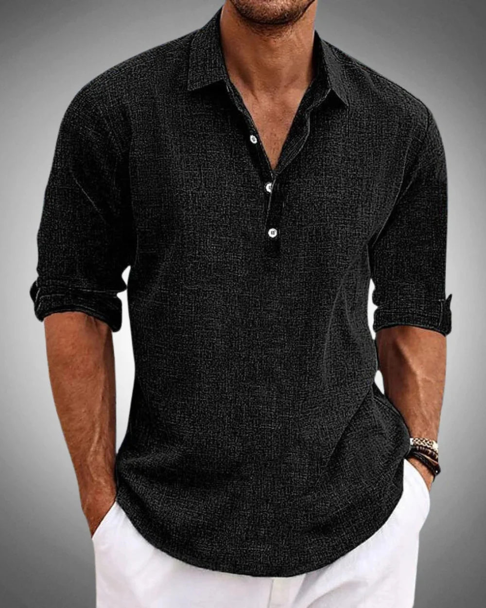 Camisa Clásica de Algodón Montecarlo