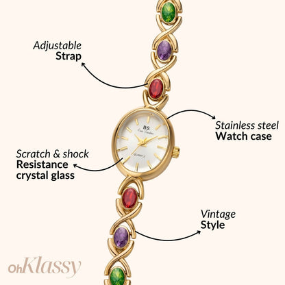 Ismara | Reloj Dorado con Esfera Dorada