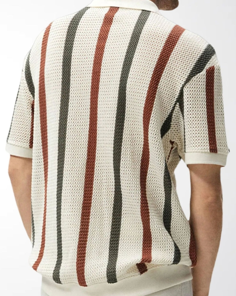Polo de Punto a Rayas Roma