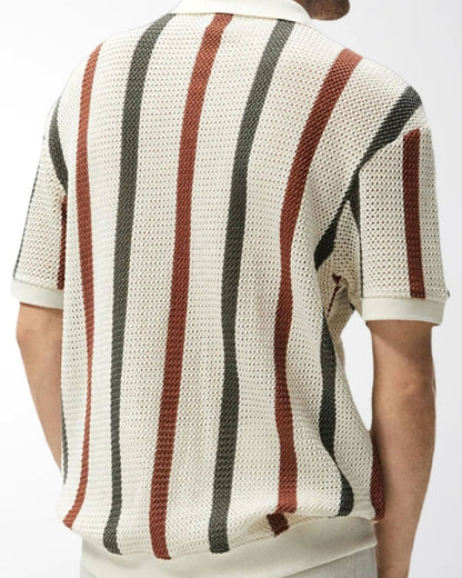 Polo de Punto a Rayas Roma