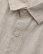 Camisa de Lino Manga Corta St. Tropez