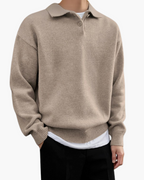 Jersey de Lana Half-Zip Cerdeña