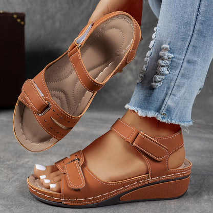 Elisa | Sandalias Ortopédicas Blancas con Correas Ajustables y Suela Ergonómica