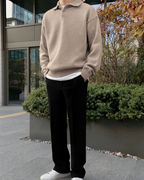 Jersey de Lana Half-Zip Cerdeña