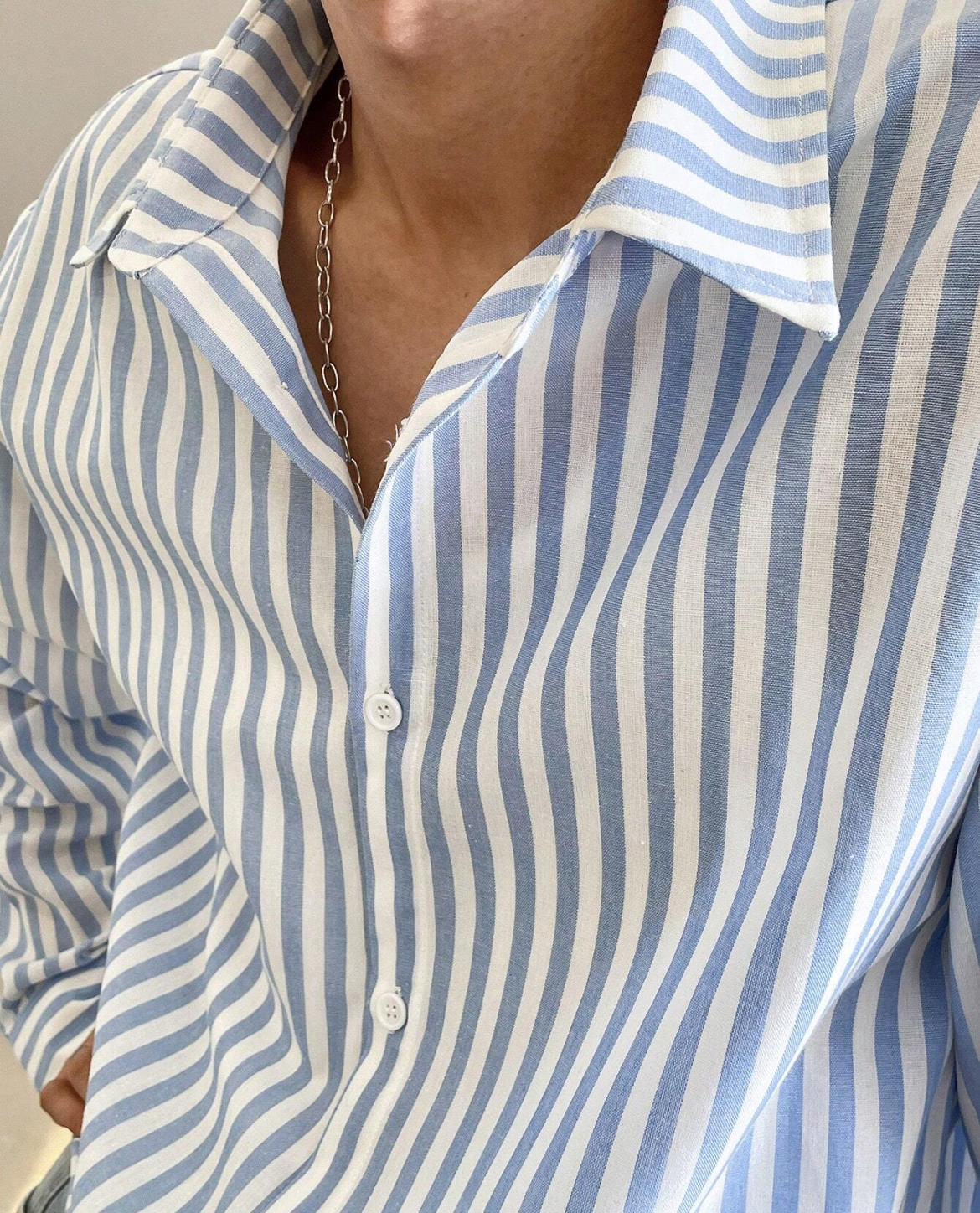 Camisa de Lino a Rayas Salzburgo