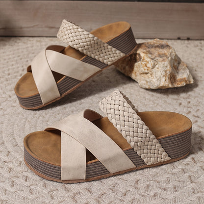 Sandalias Elegancia Trenzada