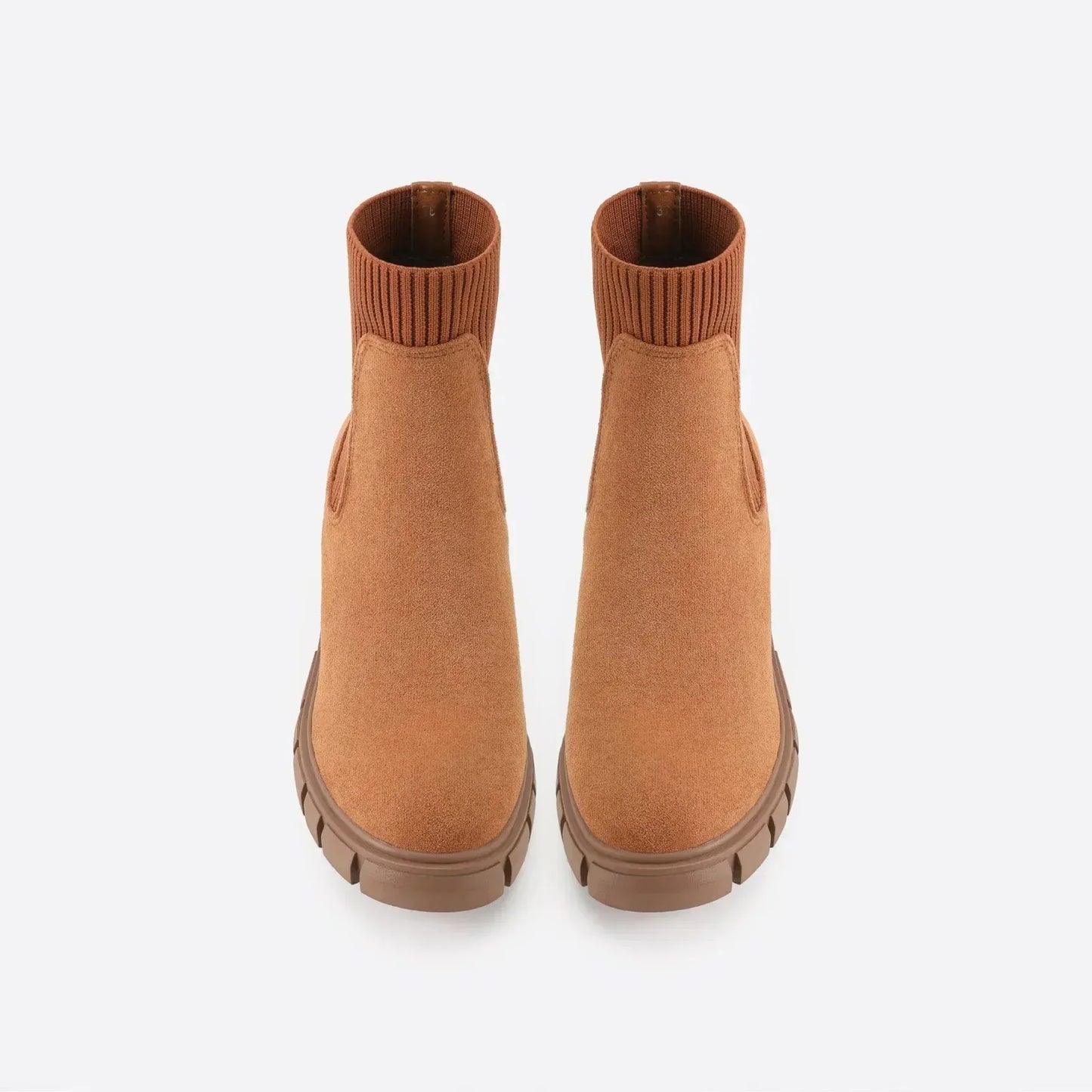 Boreal | Botas Chelsea Caqui de Caña Baja con Forro Cálido