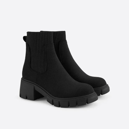 Boreal | Botas Chelsea Caqui de Caña Baja con Forro Cálido