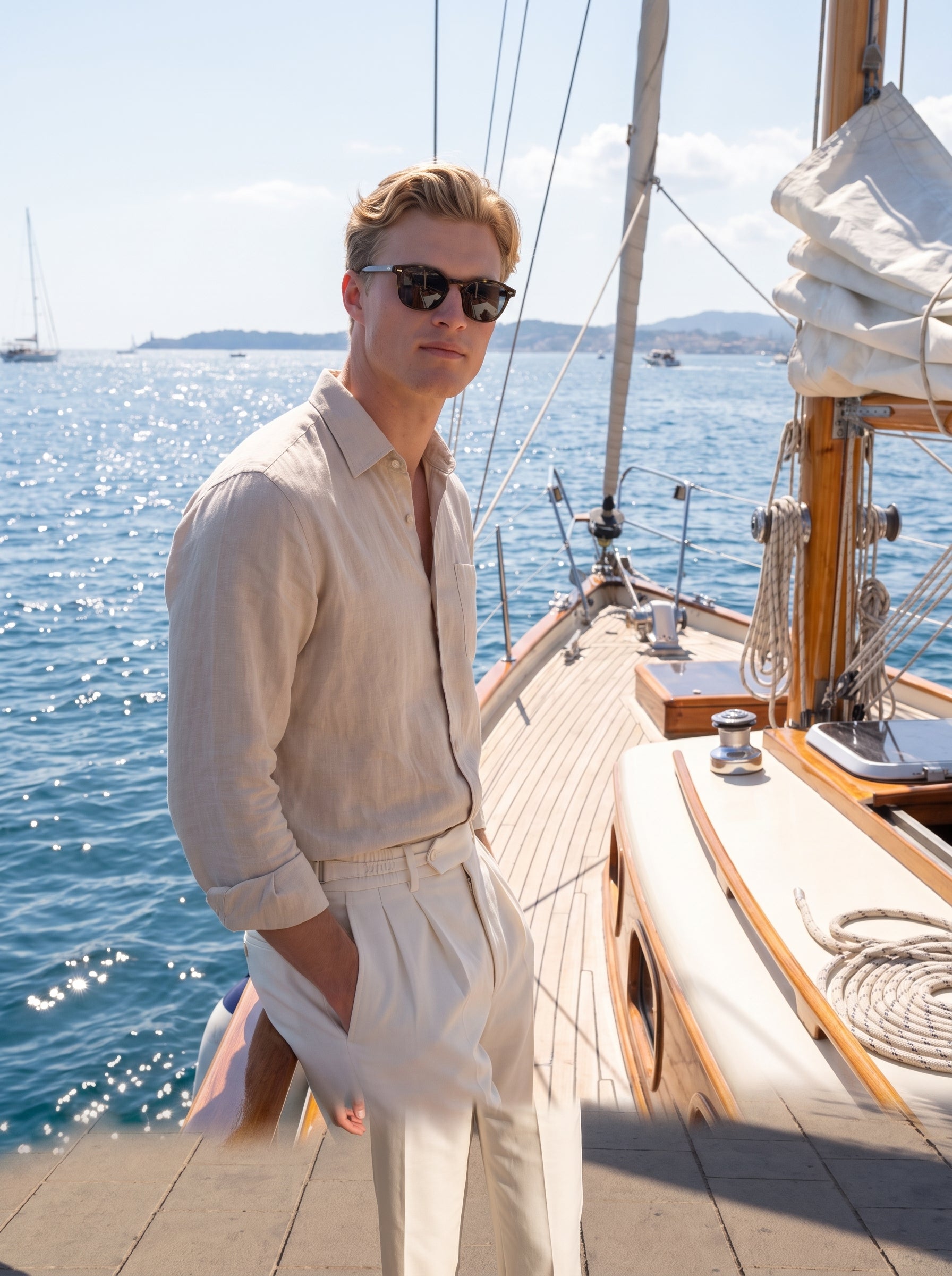 Camisa de Lino St. Tropez