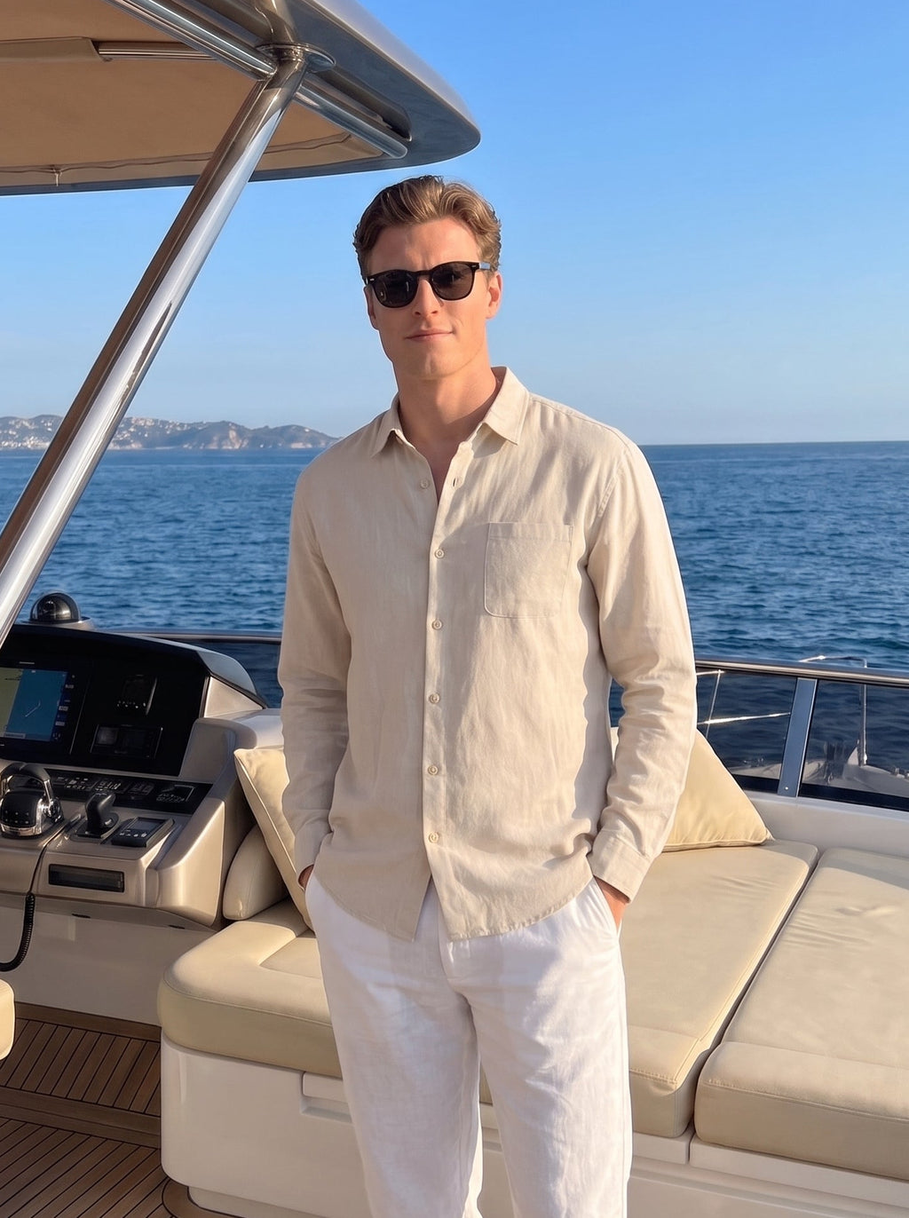 Camisa de Lino St. Tropez