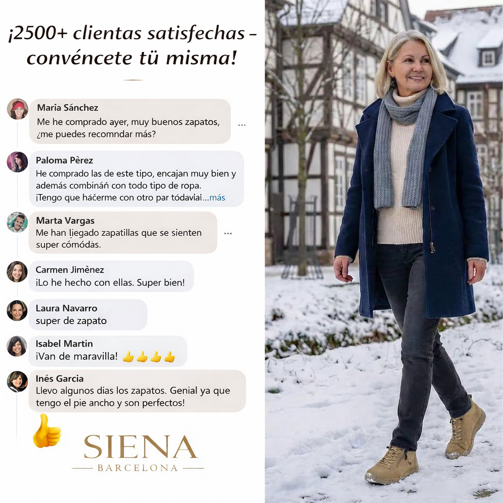 Lisa | Zapatillas Ortopédicas con Cremallera y Plantilla Extraíble