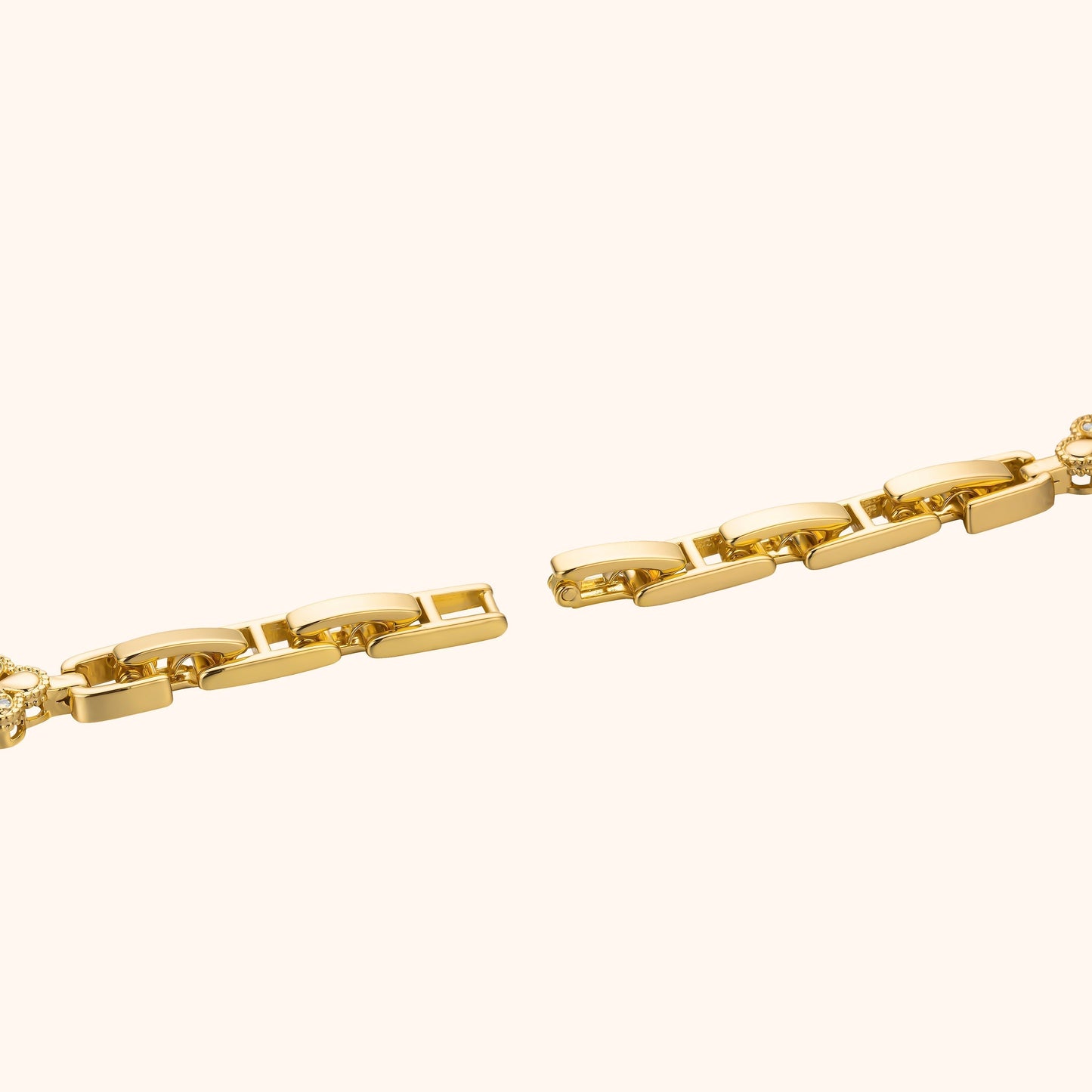 Odette | Reloj Dorado con Esfera Blanca