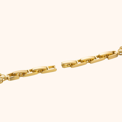 Odette | Reloj Dorado con Esfera Blanca