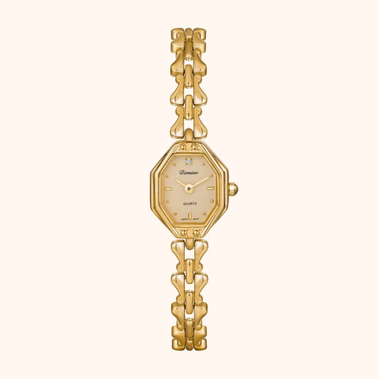 Celeste | Reloj Dorado con Esfera Dorada