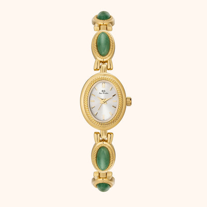 Gabriella | Reloj Dorado con Esfera Plateada