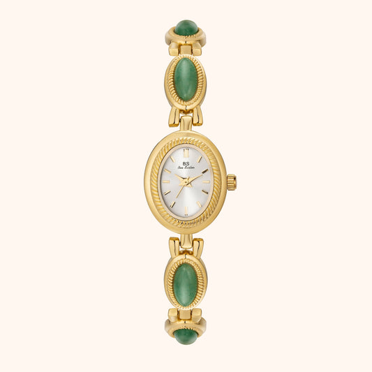 Gabriella | Reloj Dorado con Esfera Plateada
