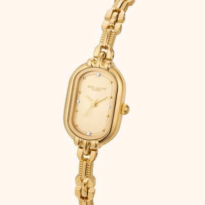 Amara | Reloj Dorado con Esfera Dorada