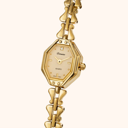 Celeste | Reloj Dorado con Esfera Dorada