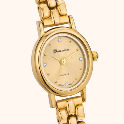 Isabella | Reloj Dorado con Esfera Dorada