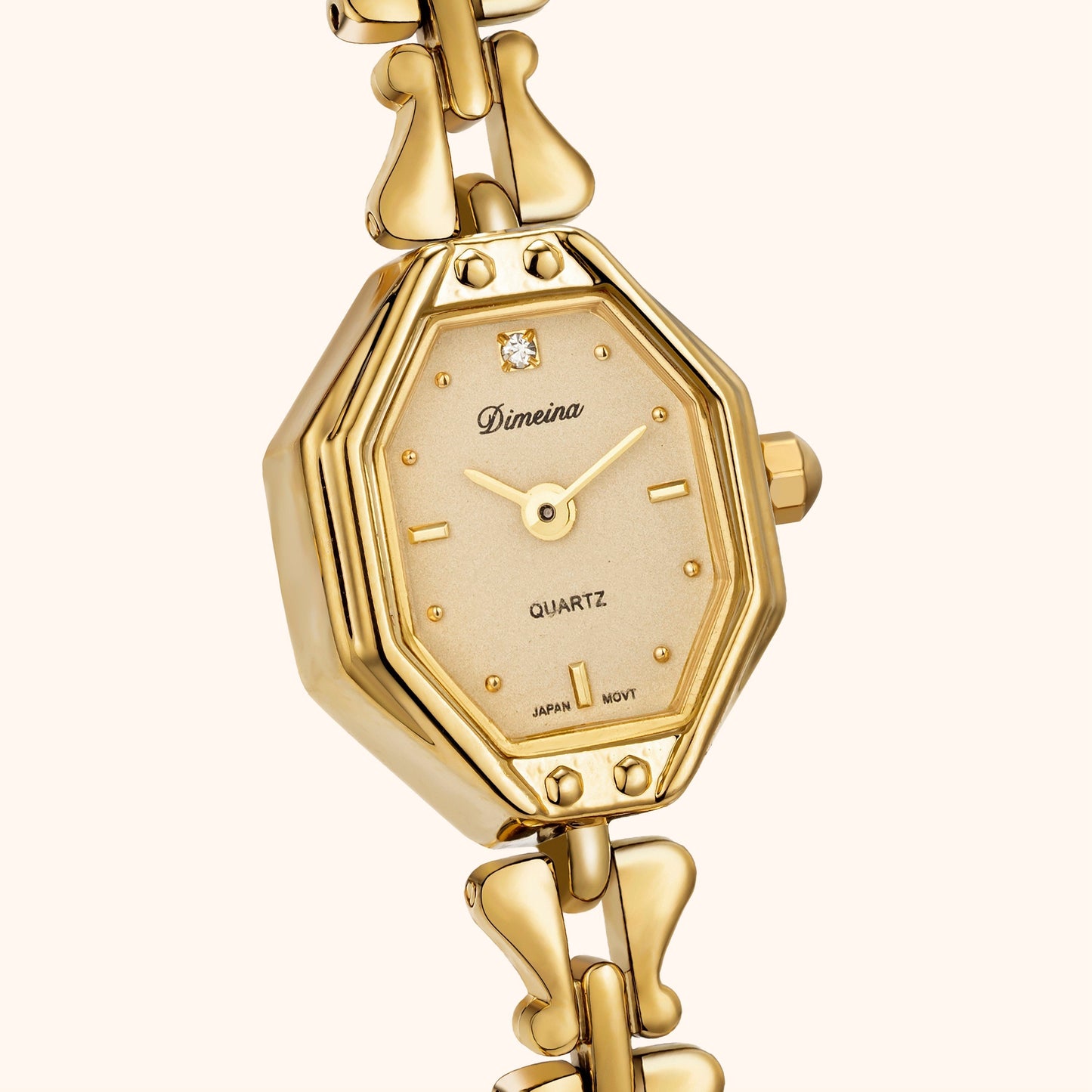 Celeste | Reloj Dorado con Esfera Dorada