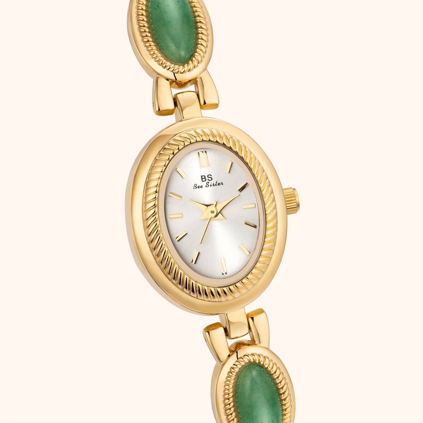 Gabriella | Reloj Dorado con Esfera Plateada