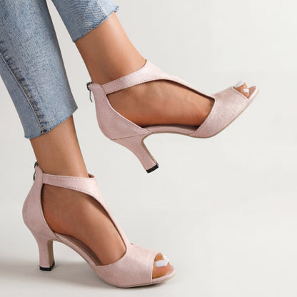 Zorine | Sandalias Ortopédicas Rosas con Cuña de 5 cm y Plantilla Ergonómica