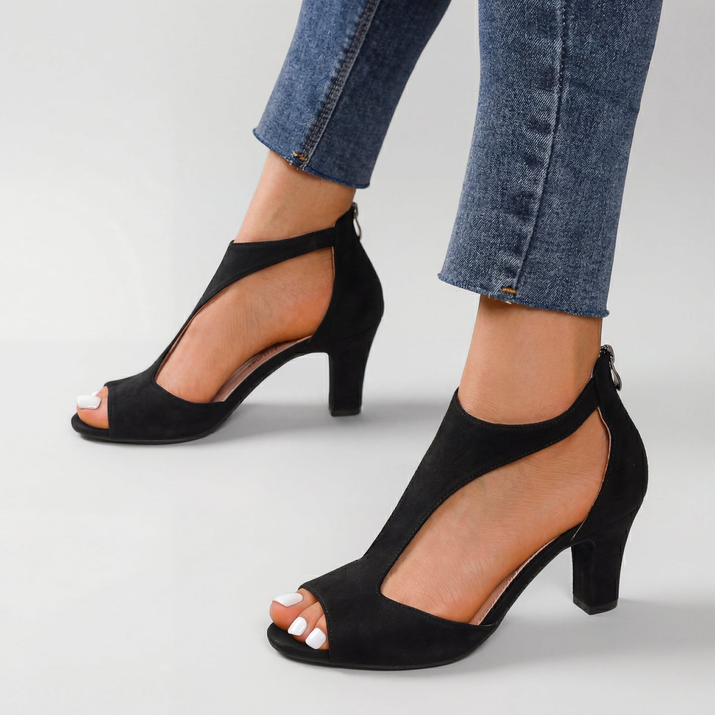 Zorine | Sandalias Ortopédicas Rosas con Cuña de 5 cm y Plantilla Ergonómica