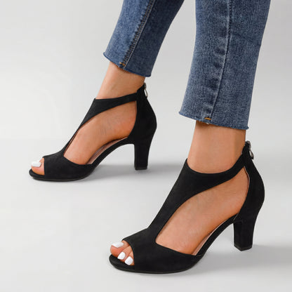 Zorine | Sandalias Ortopédicas Rosas con Cuña de 5 cm y Plantilla Ergonómica