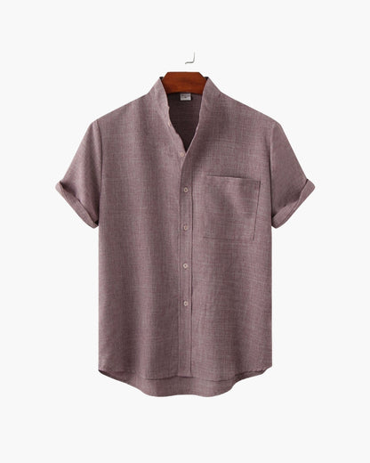 Camisa Cuello Mao Kensington
